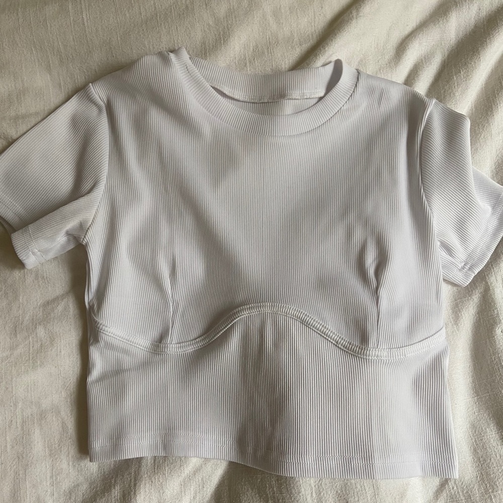 White Crop Top
